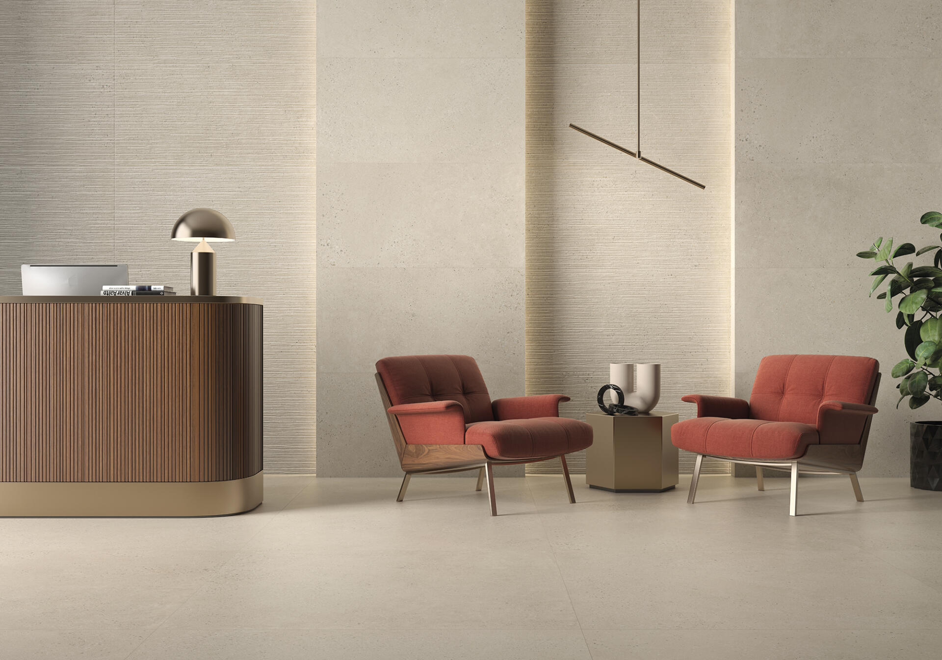 Geo Tiles Memory Beige mat 120x120