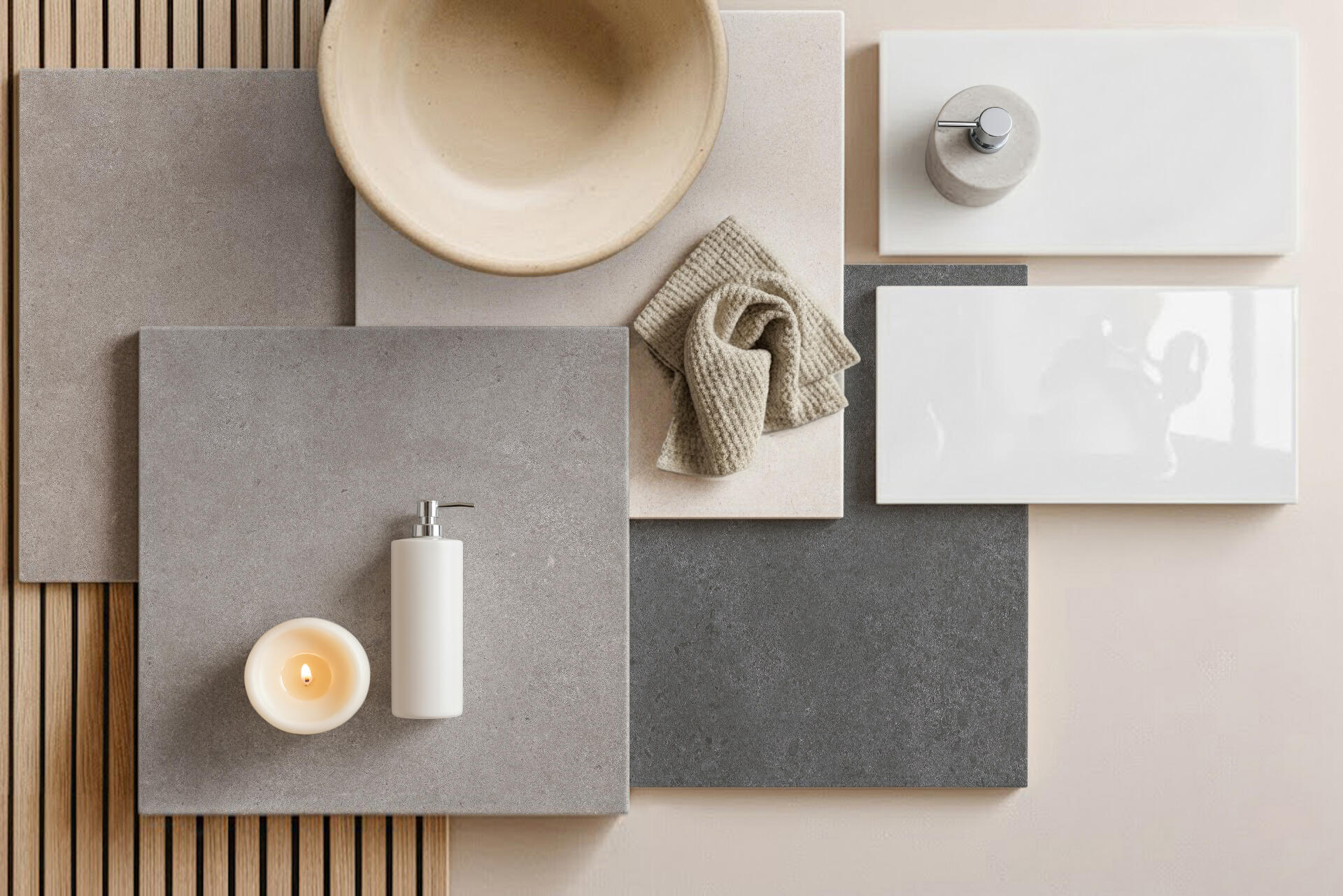 Grandeur Solid Beige mat 33x33