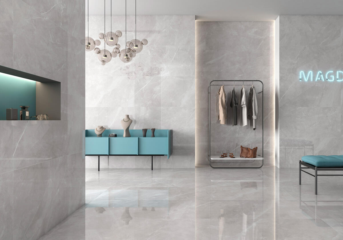 Geo Tiles Magda Grijs mat 60x120