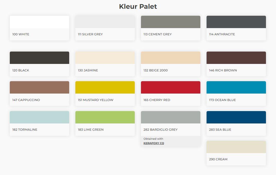 Mapei Kerapoxycq voegZilvergrijs