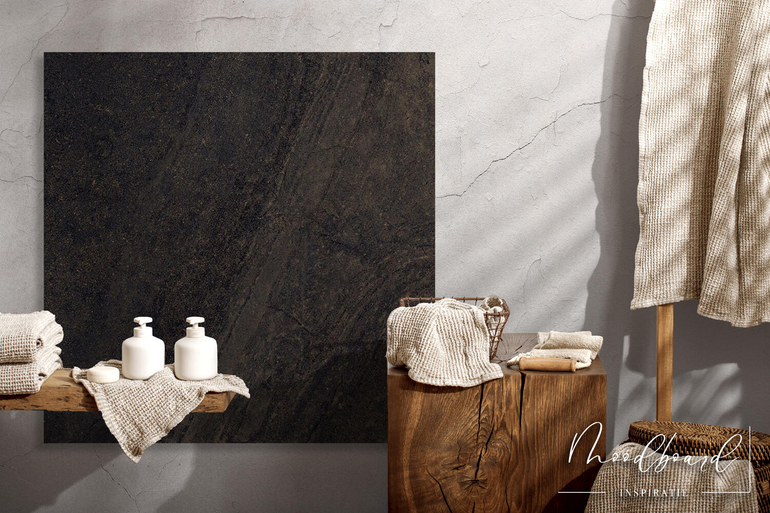 Fondovalle Planeto Zwart mat 60x60